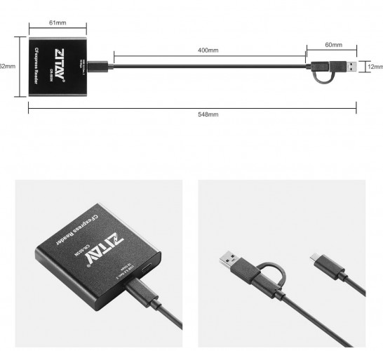 Картридер Zitay Cfexpress Type B