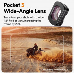 Ulanzi F35 магнитный широкоугольный телеобъектив 1.5X для DJI Osmo Pocket 3