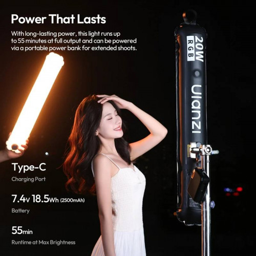 Видеосвет надувной Ulanzi UA20C 20W Air Tube RGB