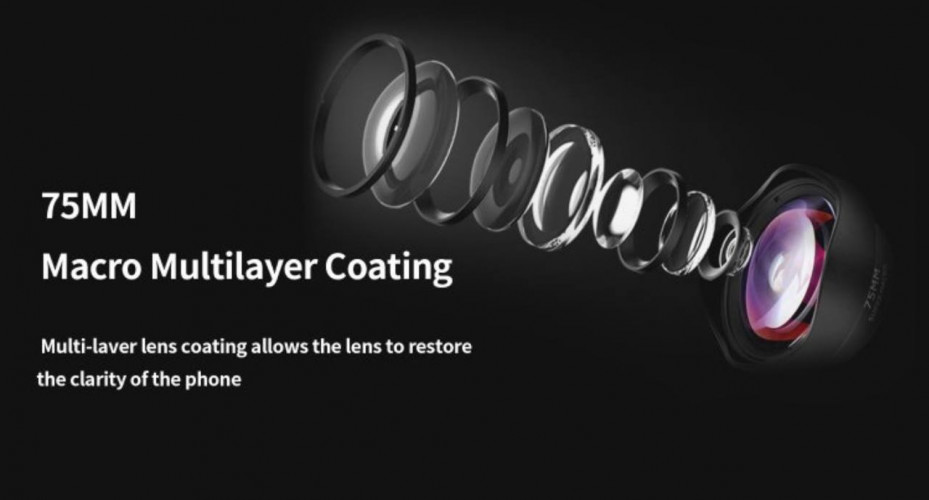 Объектив Ulanzi 75mm Macro для смартфона