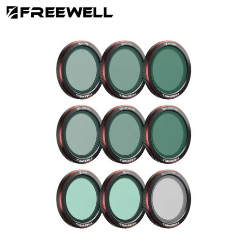Комплект магнитных светофильтров Freewell Mega Kit для DJI Neo 2 (9шт)