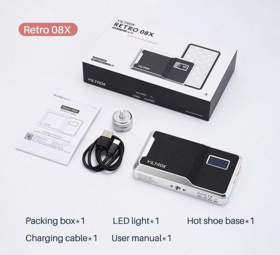 Осветитель Viltrox retro 8x