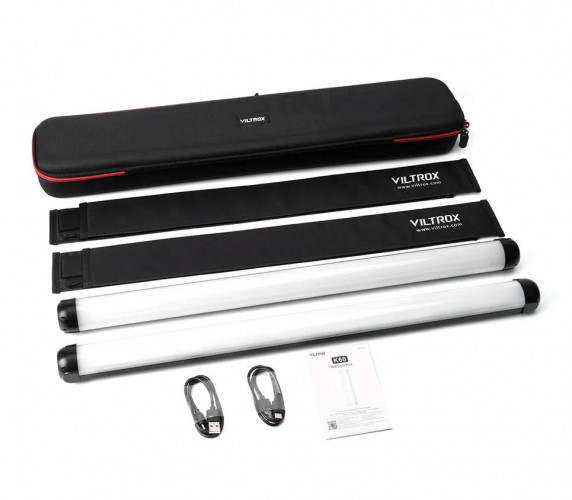 Комплект Viltrox K60 Kit, светодиодный, rgbww, 2x2