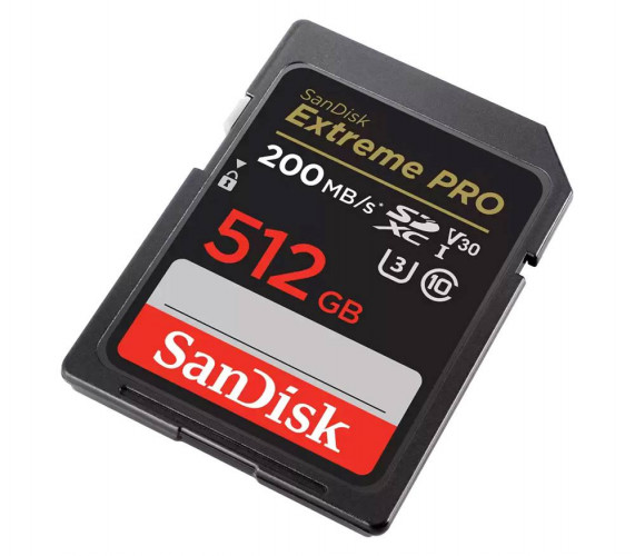 Sandisk extreme pro 512gb v30 SDXC UHS-I