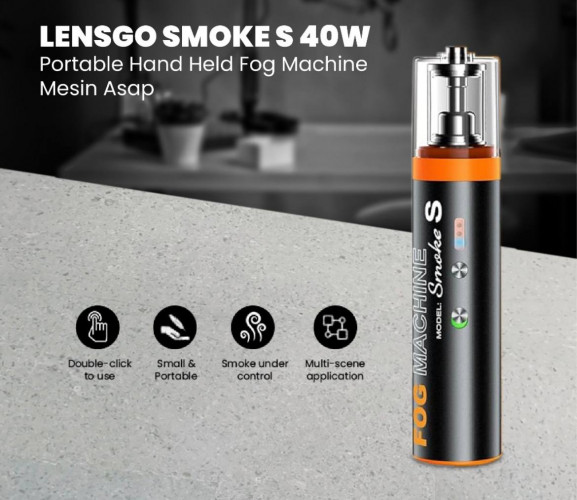 Портативный генератор дыма Lensgo Smoke S