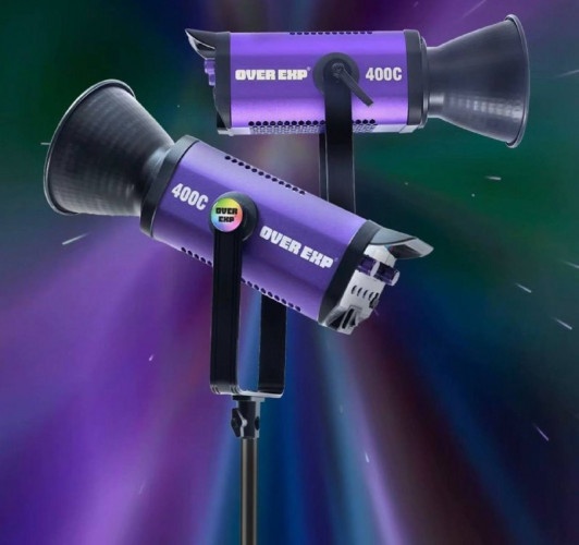 Студийный COB-свет OVER EXP Cyber-400C (400W RGBWW)