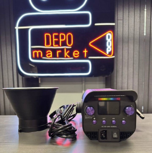 Студийный COB-свет OVER EXP Cyber-200C (200W RGBWW)