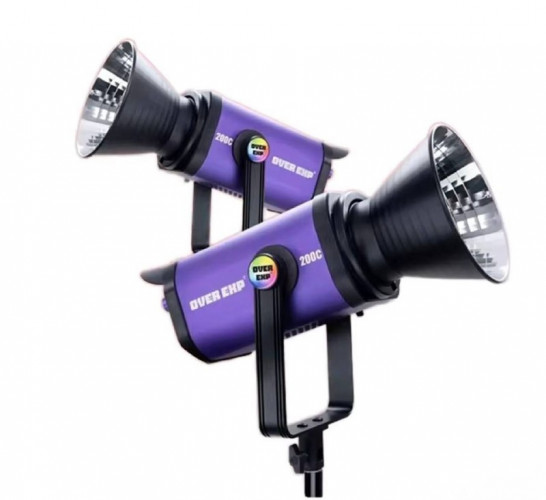 Студийный COB-свет OVER EXP Cyber-200C (200W RGBWW)