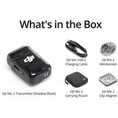 Передатчик DJI Mic 2 (Shadow Black)