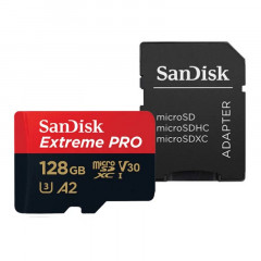 Карта памяти SanDisk Extreme pro micro sd  128ГБ