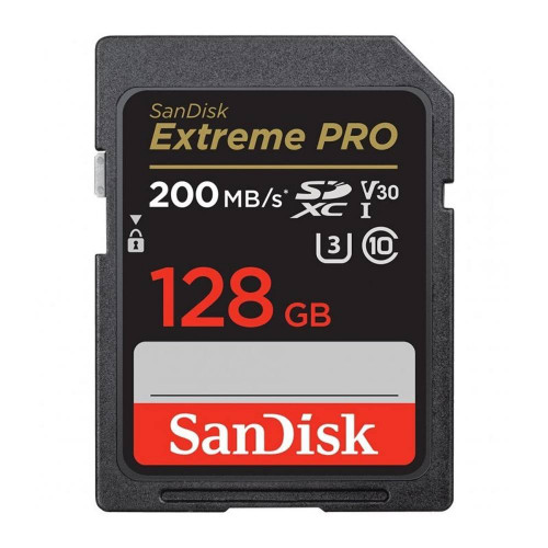 Карта памяти SanDisk extreme pro 128ГБ v30