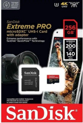 Карта памяти SanDisk extreme pro micro sd 256ГБ
