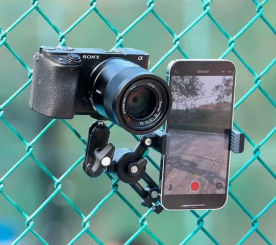 Держатель Ulanzi CM10 Baseball Fence Mount для смартфона и камеры