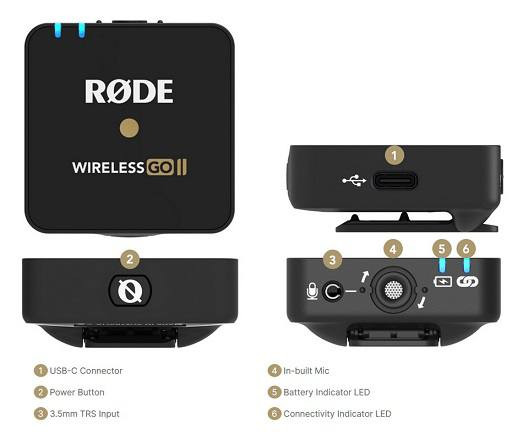 Микрофонная радиосистема RODE Wireless GO II