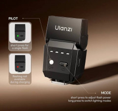 Фотовспышка Ulanzi SL03 Spark Чёрная