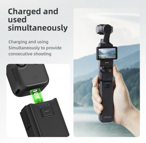 Ручка аккумулятор aMagisn для DJI Osmo Pocket 3
