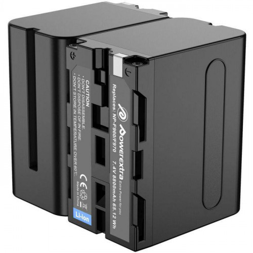 2 Аккумулятора Powerextra NP-F970 + Зарядное устройство