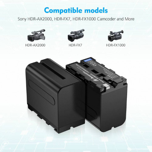 2 Аккумулятора Powerextra NP-F970 + Зарядное устройство